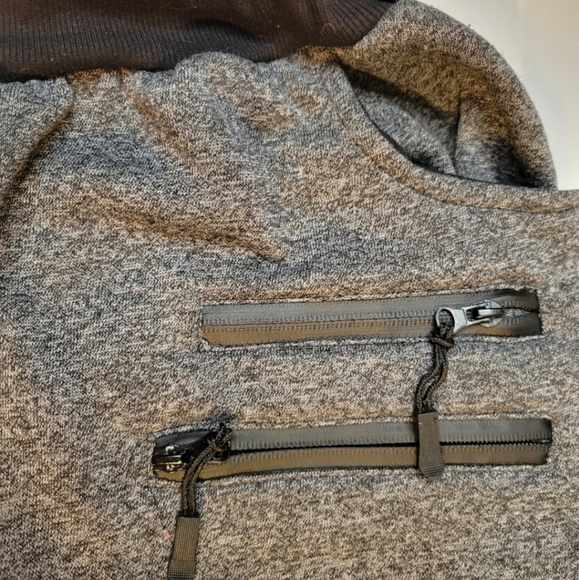 Steve's Jeans Men's Gray Joggers with 7 pockets - Picture 3 of 8